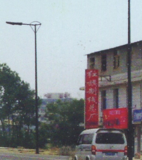 成都路灯厂家案例：新都区斑竹园镇道路灯